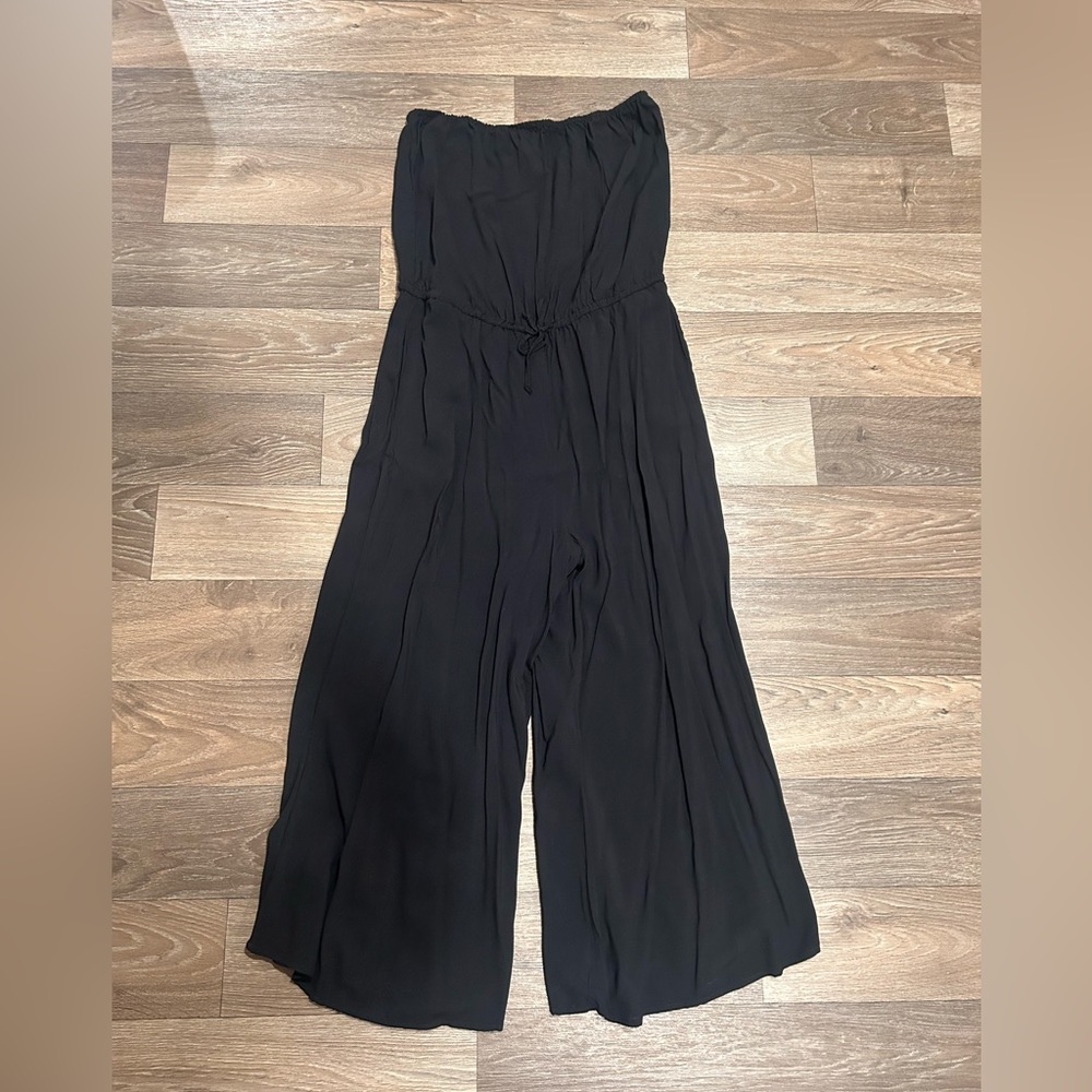VENUS Black Flowy Jumpsuit